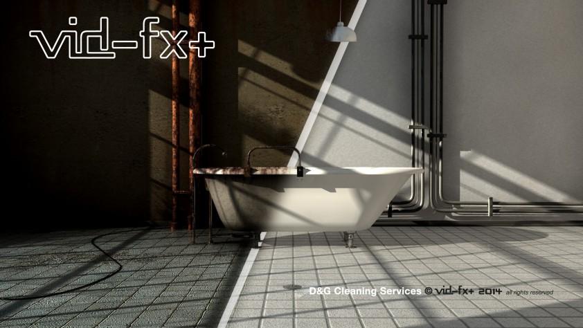 Vid-FX+ 3D-CGI Advert for D&G Cleaning